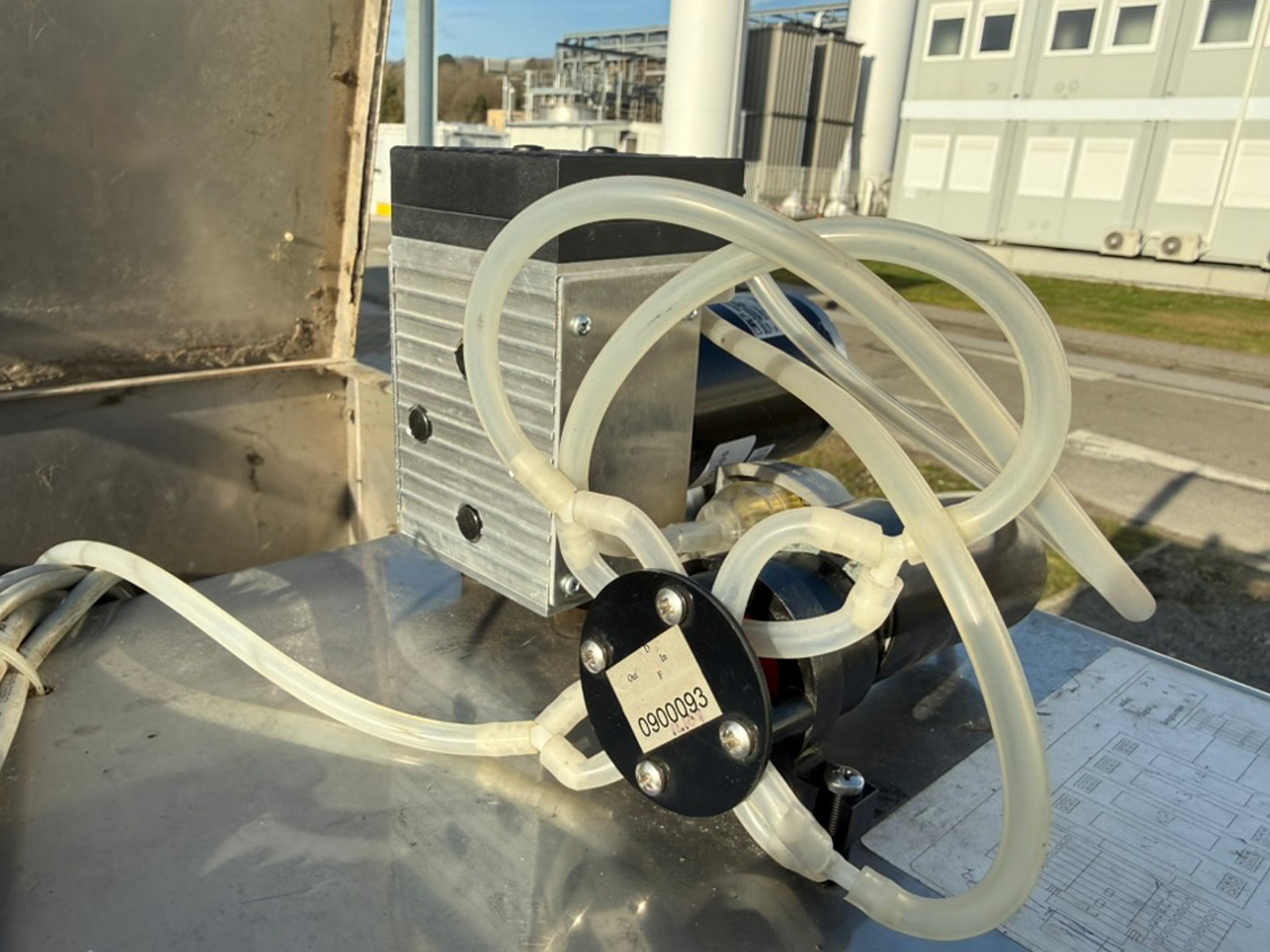 Water pump on site