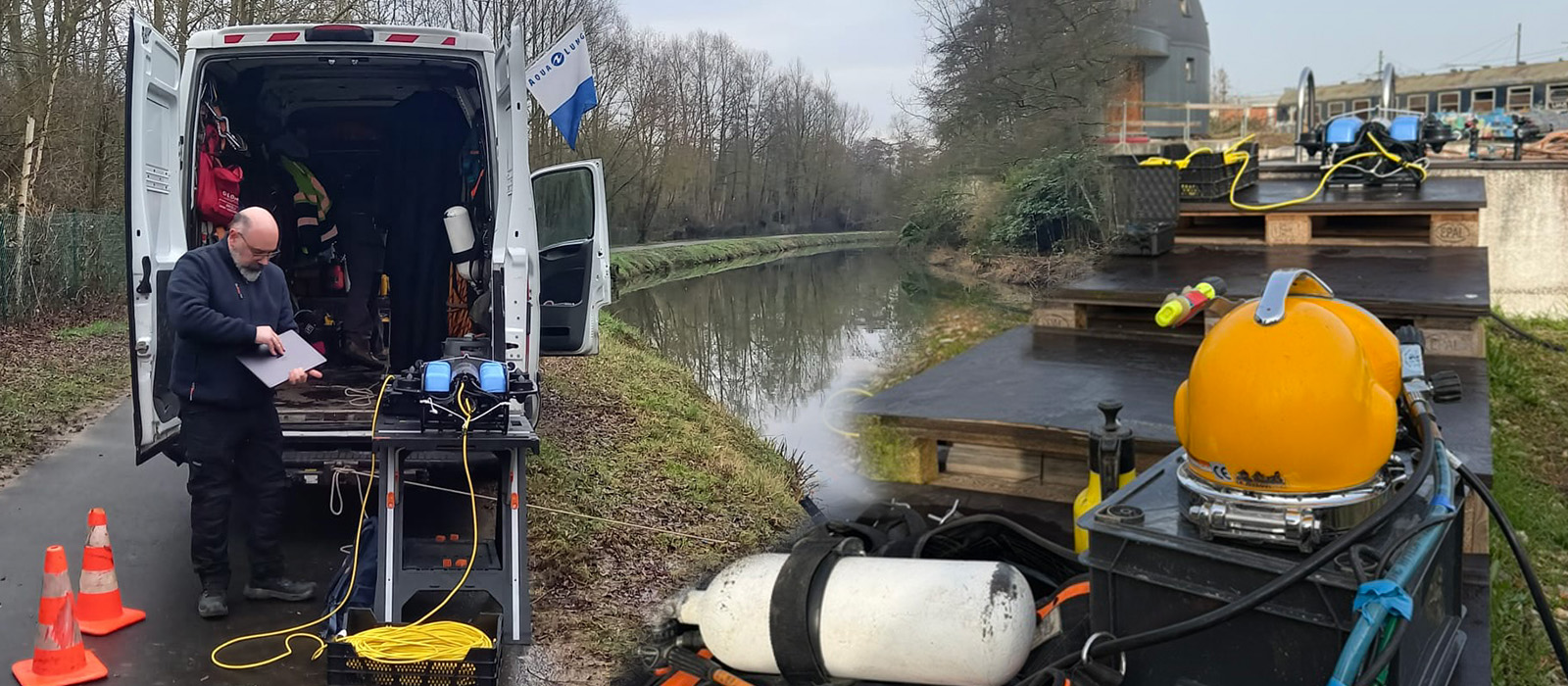 ROV in operation